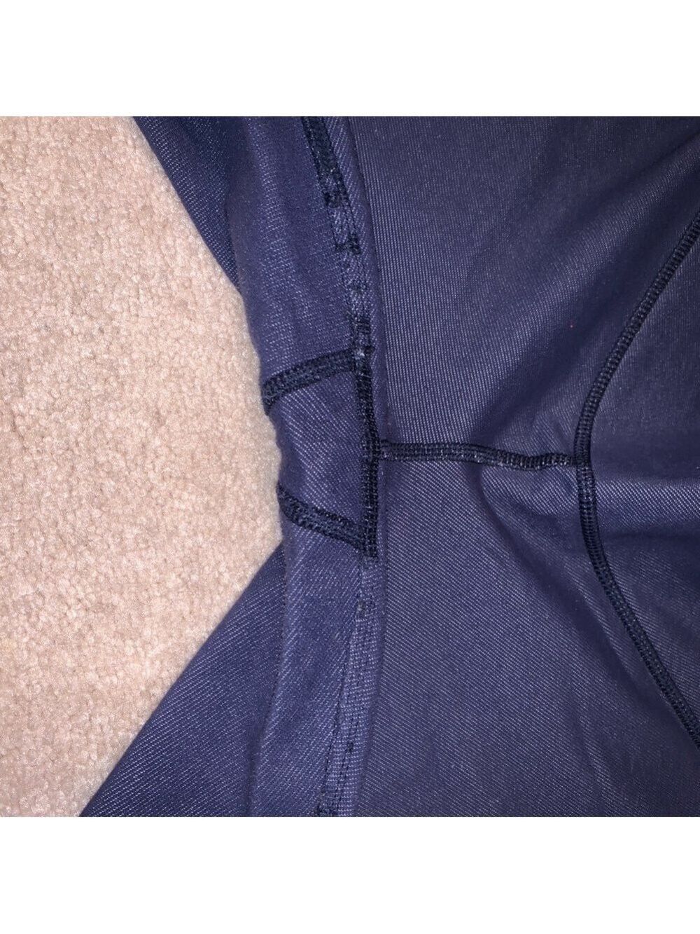 Lululemon Wunder Under Dark Blue Size 8 - Picture 5 of 8